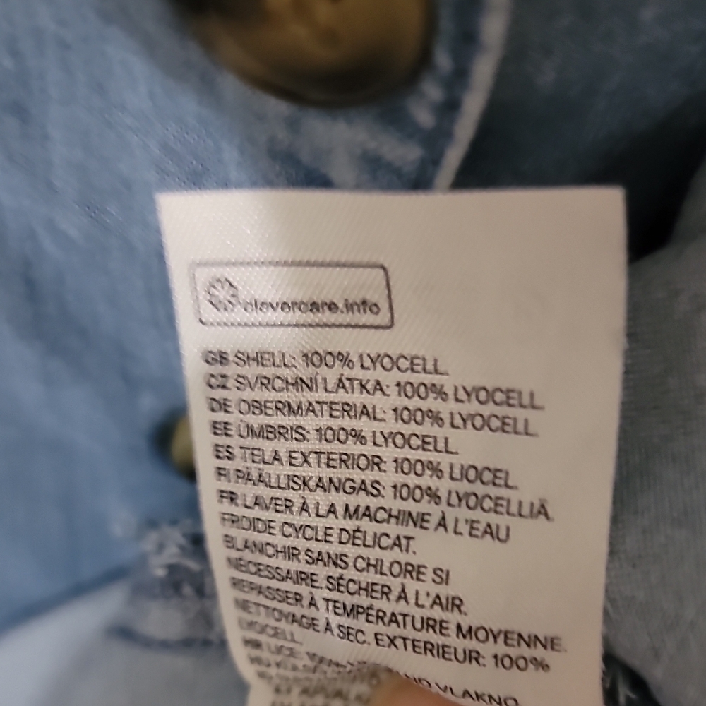 H&M Light Blue Button-Front Maxi Dress - Picture 5 of 9